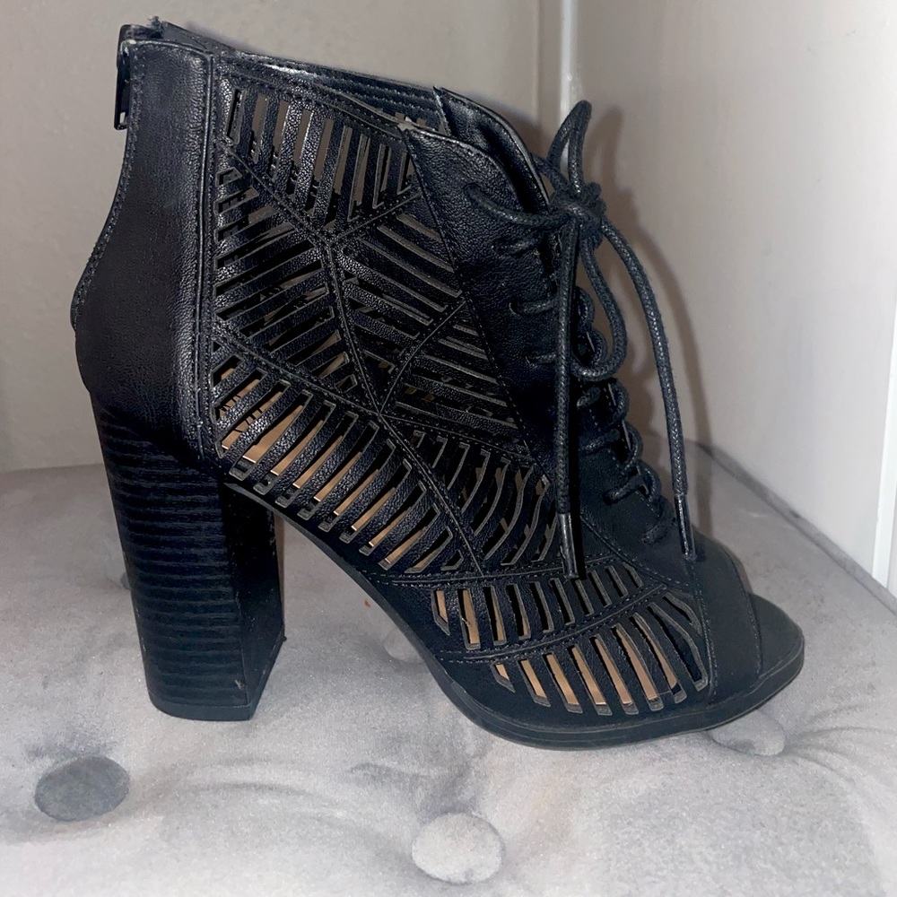 Cute open toe booties